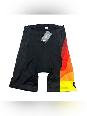 Zero Bike Padded Cycling Shorts XL Black Bicycle Bike Riding Unisex
